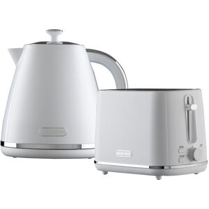 Daewoo Stirling 1.7L Plastic Electric Kettle and Toaster Set White 1.7L Daewoo Stirling 1.7L Plastic Electric Kettle and Toaster Set White 1.7L