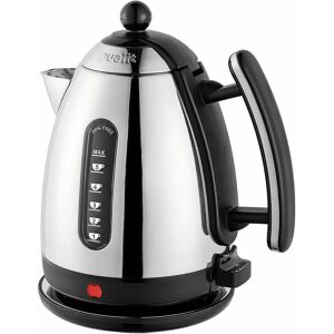 Dualit Lite Cordless Jug 1.5L Electric Kettle Fast Boiling black/gray 26.0 H x 22.2 W x 16.6 D cm