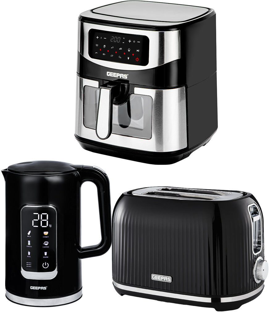 Geepas 1.7L Electric Tea Kettle Black 1.7L