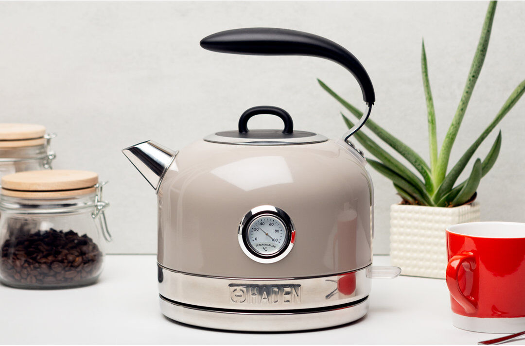 HADEN Jersey 1.5L Stainless Steel Electric Kettle Putty 1.5L