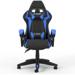 zoow Adjustable Game Chair Blue/Black 123cm H X 67cm W X 67cm D zoow Adjustable Game Chair Blue/Black 123cm H X 67cm W X 67cm D