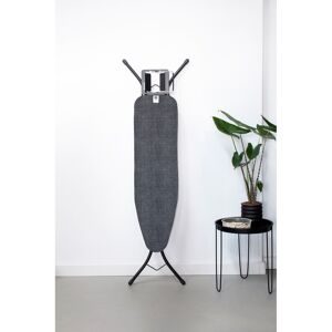 Brabantia Size A Ironing Board with Steam Iron Rest Grey/Black 46.2cm W X 7cm L