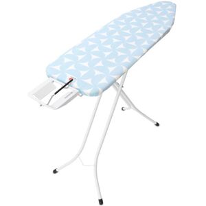 Brabantia Size B Ironing Board with Steam Iron Rest Blue/White 46.2cm W X 7cm L