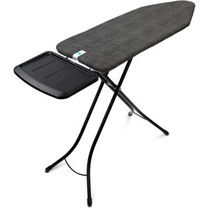 Brabantia Size C Ironing Board with Solid Steam Unit Holder Grey/Black 48cm W X 7.5cm L
