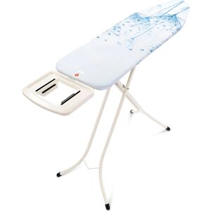 Brabantia Size B Ironing Board with Solid Steam Iron Rest White/Blue/Light Blue 46.2cm W X 7cm L