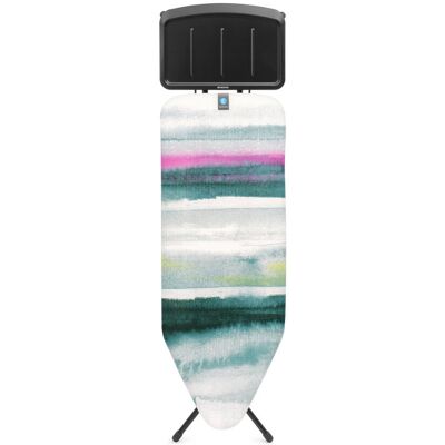 Brabantia Size C Ironing Board with Solid Steam Unit Holder Black 48cm W X 7.5cm L Brabantia Size C Ironing Board with Solid Steam Unit Holder Black 48cm W X 7.5cm L