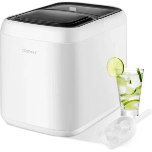 costway 15 kg Daily Production Clear Ice Portable Ice Maker 34.0 H x 40.0 W x 28.0 D cm