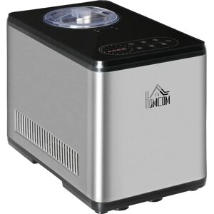 HOMCOM 0.9L Ice Cream Maker black/gray 32.0 H x 38.4 W x 24.0 D cm