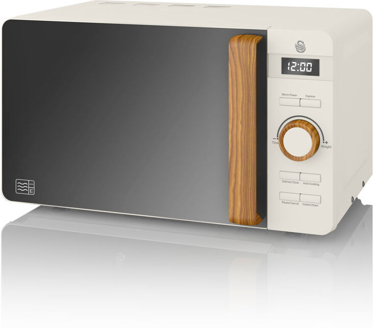 Swan 20 L 800W Countertop Microwave White 25.7cm H X 45.1cm W X 34.2cm D
