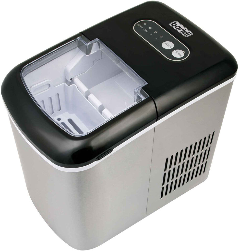 Baridi 12 lb. Daily Production Clear Ice Freestanding Ice Maker 31.5cm H X 24.8cm W X 37.2cm D