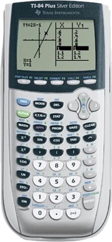 Texas Instruments TI-84 Plus Silver Edition Graphing Calculator, C