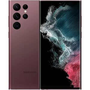 Refurbished: Samsung Galaxy S22 Ultra 5G Dual Sim 128GB Burgundy, Unlocked A