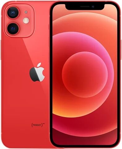 Refurbished: Apple iPhone 12 Mini 128GB Product Red, Unlocked B