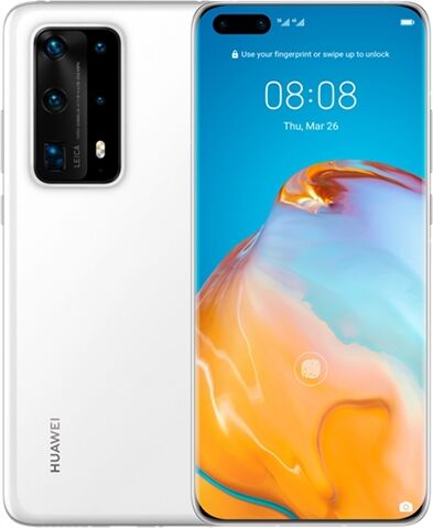 Refurbished: Huawei P40 Pro Plus 512GB White Ceramic, Unlocked B Refurbished: Huawei P40 Pro Plus 512GB White Ceramic, Unlocked B