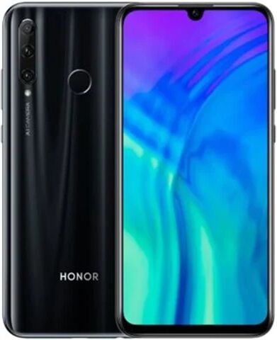 Refurbished: Huawei Honor 20 Lite (4GB+128GB) Midnight Black, Unlocked B