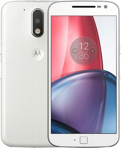 Refurbished: Motorola Moto G4 Plus Dual Sim 16GB White, Unlocked B