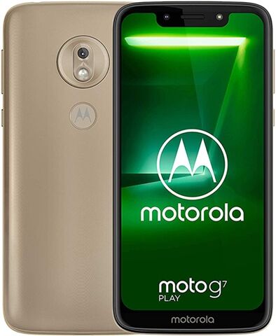Refurbished: Motorola Moto G7 Play (XT1952) 32GB Fine Gold, Unlocked B