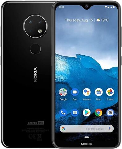 Refurbished: Nokia 6.2 Dual Sim 64GB Black, Unlocked A