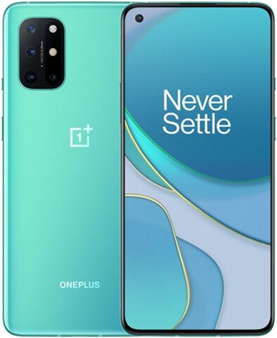 Refurbished: OnePlus 8T 256GB Aquamarine Green, Unlocked B Refurbished: OnePlus 8T 256GB Aquamarine Green, Unlocked B