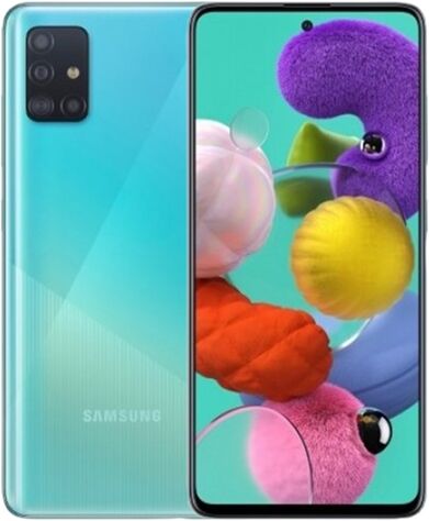 Refurbished: Samsung Galaxy A51 Dual Sim 128GB Prism Crush Blue, Unlocked A