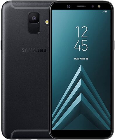 Refurbished: Samsung Galaxy A6 (2018) Dual Sim 32GB Black, EE C