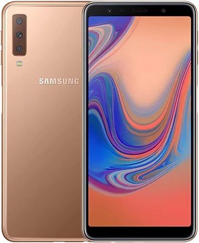 Refurbished: Samsung Galaxy A7 (2018) 64GB Gold, Unlocked C