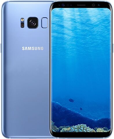 Refurbished: Samsung Galaxy S8 64GB Coral Blue, Vodafone C