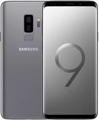 Refurbished: Samsung Galaxy S9 Plus 256GB Titanium Gray, Unlocked C