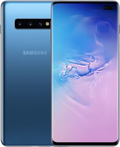 Refurbished: Samsung Galaxy S10 Plus Dual Sim 128GB Prism Blue, Unlocked B