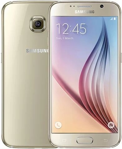 Refurbished: Samsung Galaxy S6 32GB Gold Platinum, O2 C