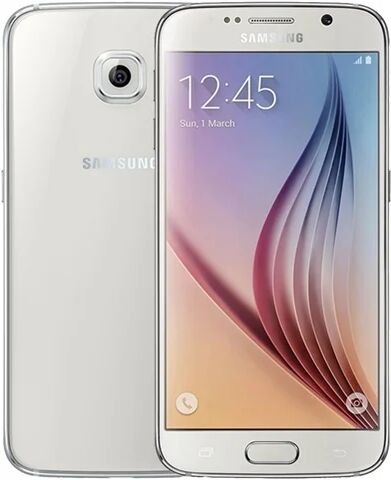 Refurbished: Samsung Galaxy S6 32GB White Pearl, Vodafone B