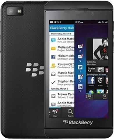 Refurbished: Blackberry Z10 Black, Vodafone C