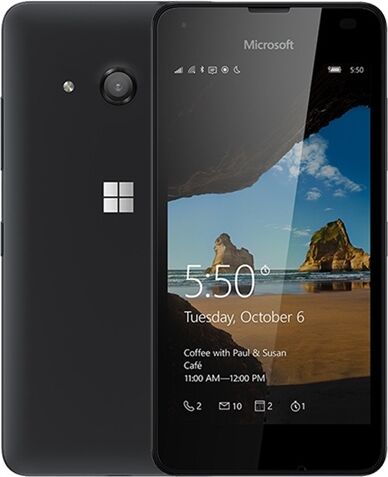 Refurbished: Microsoft Lumia 550 8GB Black, Unlocked A