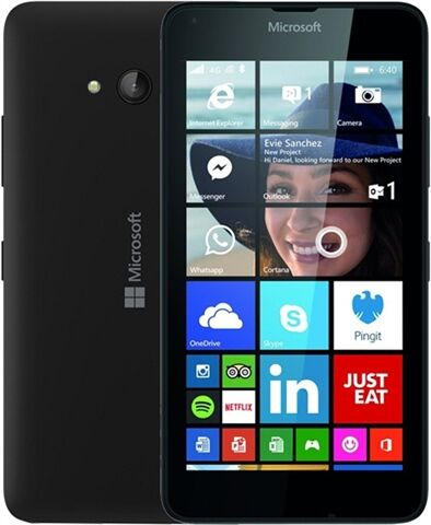 Refurbished: Microsoft Lumia 640 LTE Dual Sim Black, Unlocked B