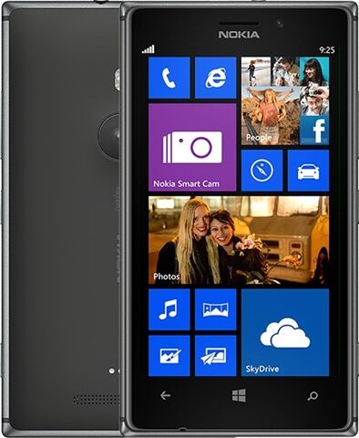 Refurbished: Nokia Lumia 925 32GB Black, Vodafone B