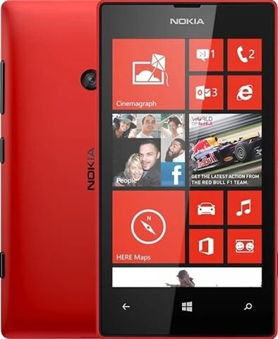 Refurbished: Nokia Lumia 520 Red, O2 B