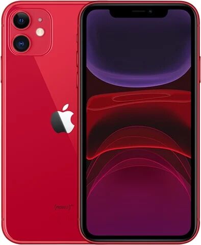 Refurbished: Apple iPhone 11 64GB Red, EE B