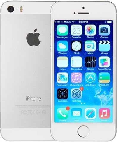 Refurbished: Apple iPhone 5S 16GB Silver, O2 B