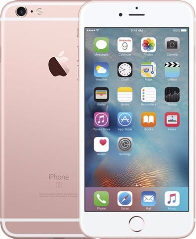 Refurbished: Apple iPhone 6S Plus 16GB Rose Gold, Unlocked B Refurbished: Apple iPhone 6S Plus 16GB Rose Gold, Unlocked B