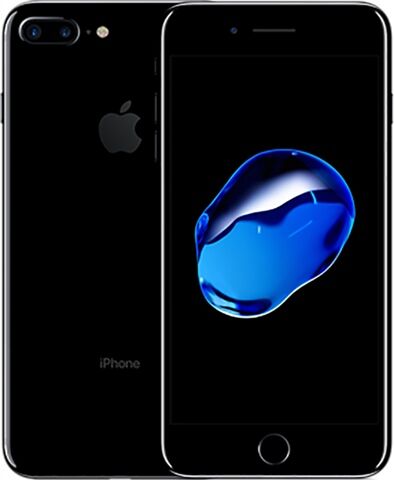 Refurbished: Apple iPhone 7 Plus 128GB Jet Black, Vodafone B