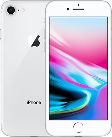 Refurbished: Apple iPhone 8 64GB Silver, EE B