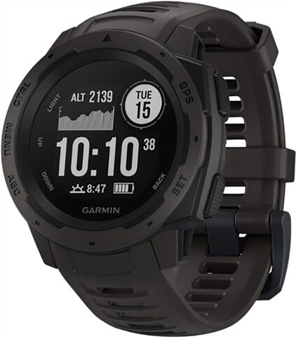 Refurbished: Garmin Instinct GPS Watch Black, B