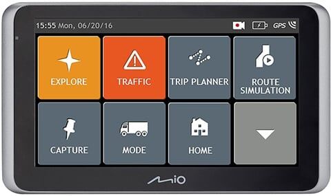Refurbished: Mio MiVue Drive 65 LM Truck Sat Nav & Dash Cam, B Refurbished: Mio MiVue Drive 65 LM Truck Sat Nav & Dash Cam, B