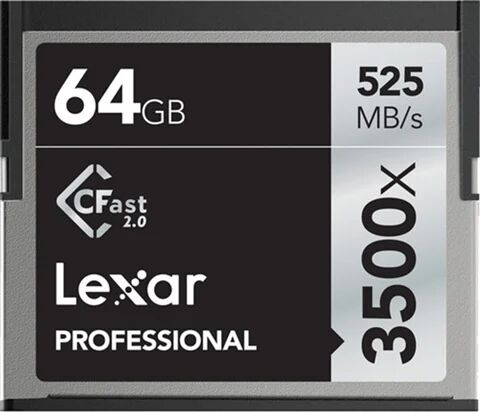 Refurbished: Lexar Professional 3500x 64GB CFast 2.0 525MB/s