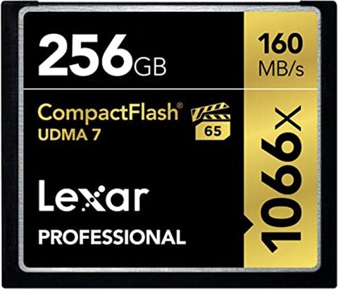 Refurbished: Lexar Professional 1066x 256GB CF UDMA 7 160MB/s