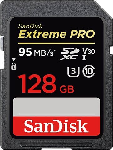 Refurbished: SanDisk Extreme PRO 128GB SDXC UHS-I