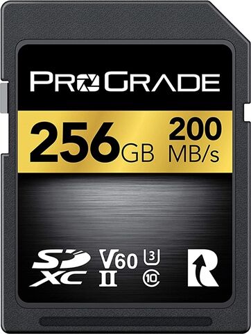 Refurbished: ProGrade Digital 256GB SDXC UHS-II U3 V60 200MB/s