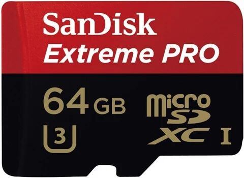 Refurbished: SanDisk Extreme Pro 64GB microSDXC Card UHS-I