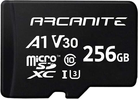 Refurbished: Arcanite 256GB microSDXC Card UHS-I U3 A1 V30