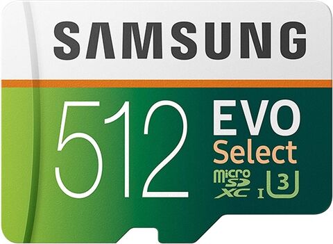 Refurbished: Samsung Evo Select 512GB microSDXC Card UHS-I U3